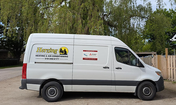 Herzing Heating and Air Conditioning van
